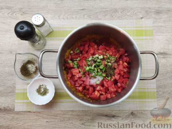 Тыквенно-томатный соус с болгарским перцем