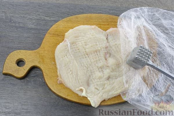 Куриные рулеты с грибами и шпинатом