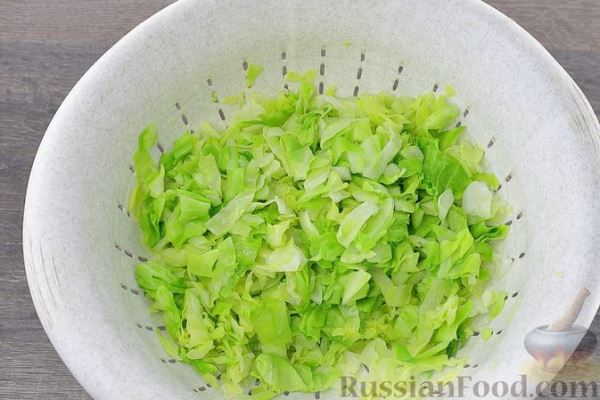 Ленивые голубцы с молодой капустой и кускусом (в духовке)