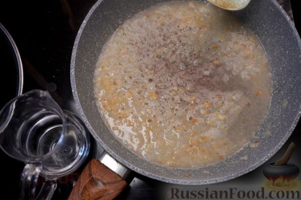 Гречаники в сметанном соусе (в духовке)