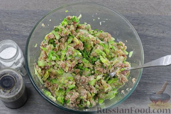 Ленивые голубцы с молодой капустой и кускусом (в духовке)